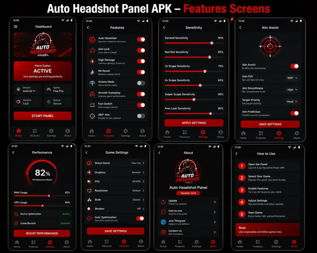 auto heat shot panel