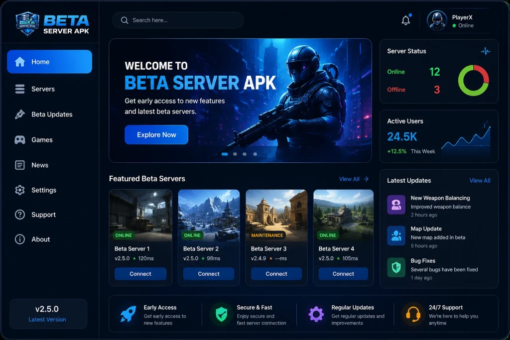 beta server