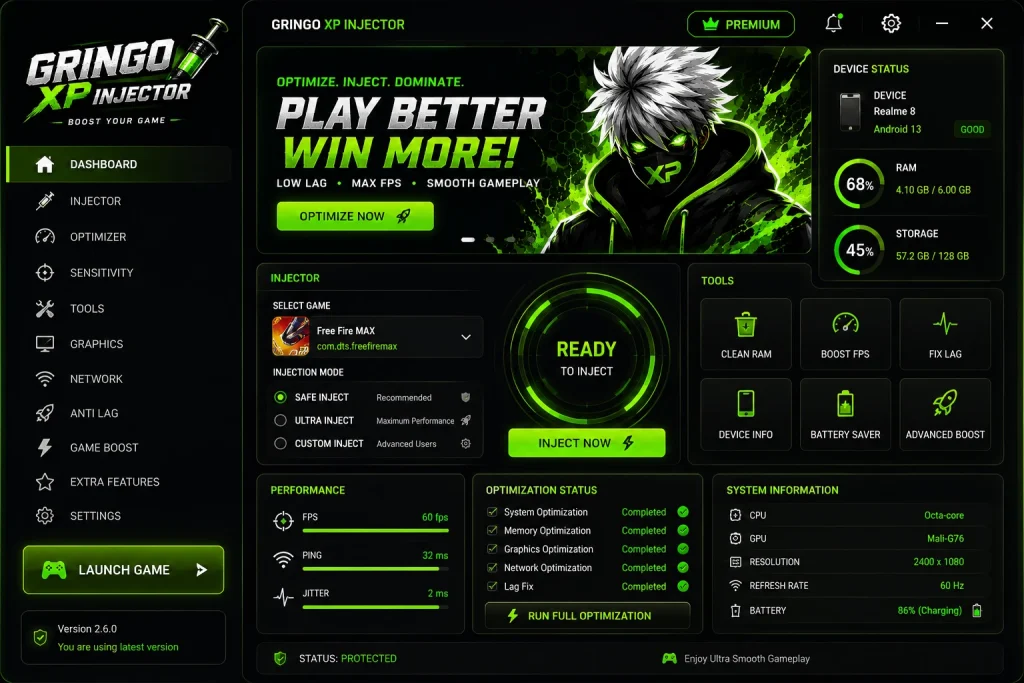 gringo xp injector