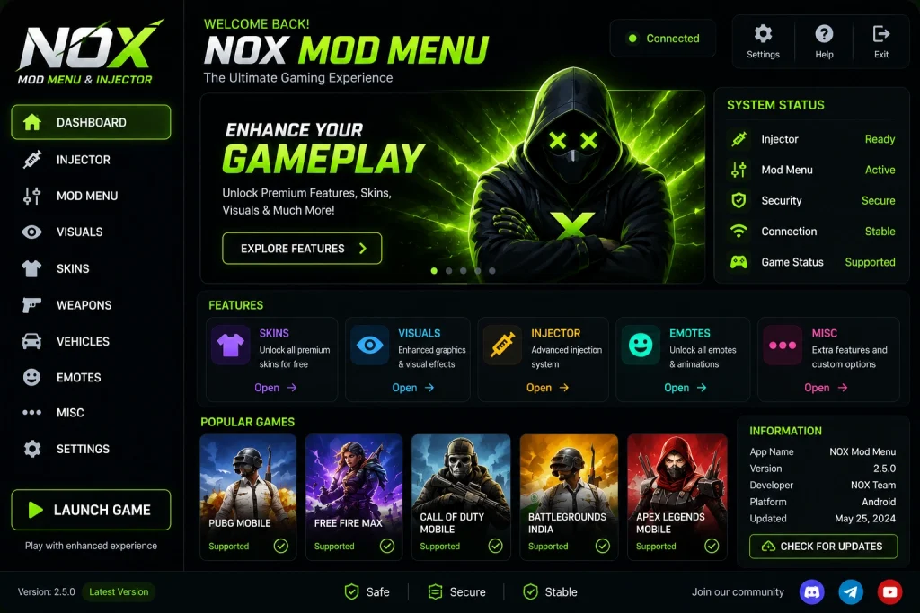nox mod menu