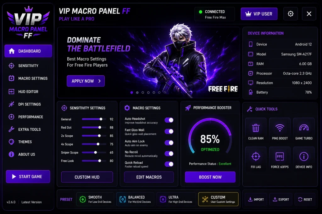 vip marco panel