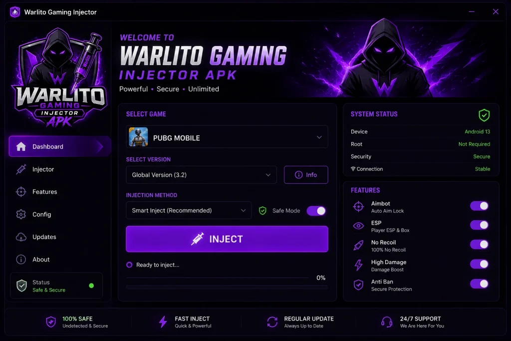 warlito gaming injector