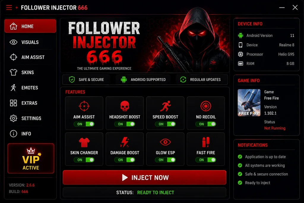 follower injector 666